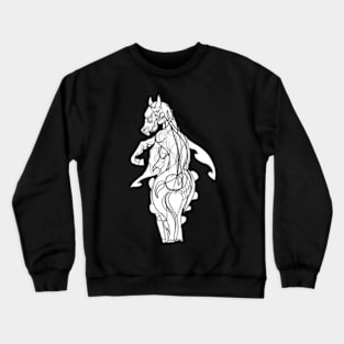 Horse and girl Crewneck Sweatshirt